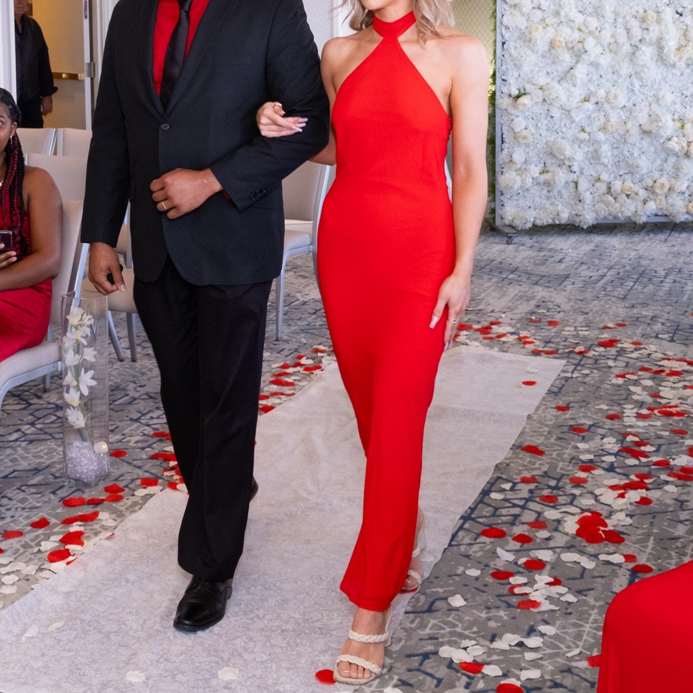 Princess Polly Red Maxi Gown